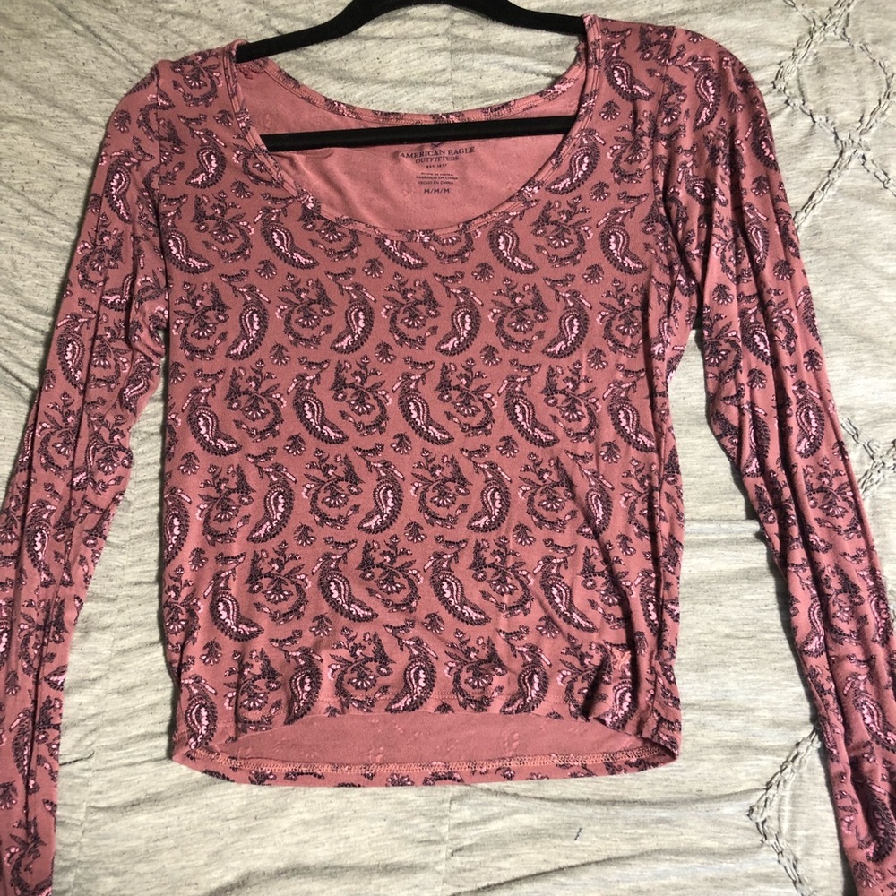 American Eagle long sleeve crop